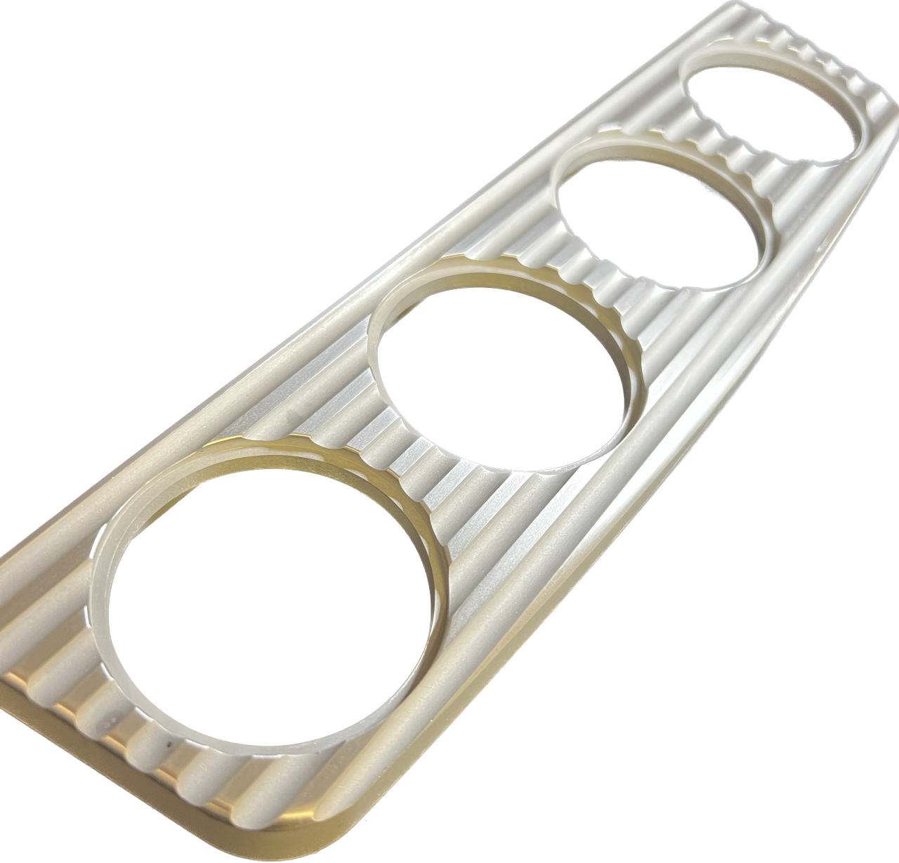 4 Hole Finned Gauge Bezel